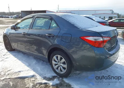 2014 Toyota Corolla Le from USA, damaged, VIN 2T1BURHE3EC052091